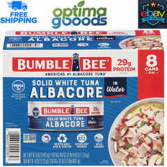 Bumble Bee Solid White Albacore Tuna in Water, 5 oz. (Pack of 8) Wild Caught