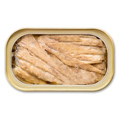 Wild Caught Boneless Skinless Mackerel Fillets in Olive Oil 4-Pack 4.05 oz Cans