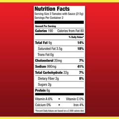 Hormel Beef Tamales 15 Oz 8 Pack