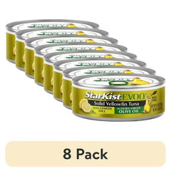 (8 Pack) E.V.O.O. Solid Yellowfin/Light Tuna in Extra Virgin Olive Oil