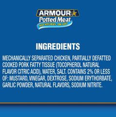 2 Pack – Armour Potted Meat Made With Chicken and Pork, 3 oz., 12 ct.