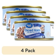 (4 pack) Diced Ham, 5 oz Can