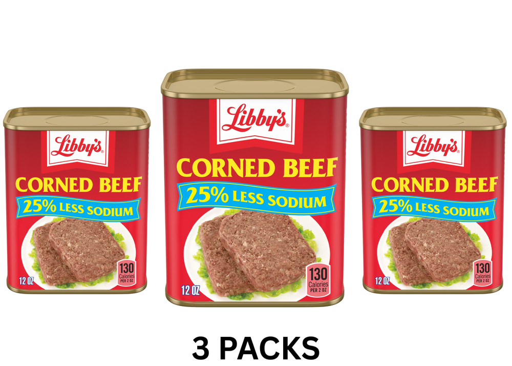 (3 pack) Libby’s Corned Beef, 12 oz Can free shipping