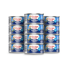 Solid White Premium Albacore Tuna in Water, Wild Caught Tuna, 12 oz. Can (Pack o