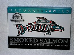 A1 Best Alaskan Wild Smoked Salmon Hand Filleted 8 oz Gift Box Exp 08/01/2027