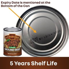 Keto Friendly Ground Beef, Gluten-Free – 5- Shelf Life