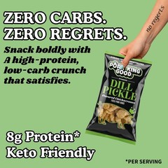 Dill Pickle Pork Rinds Chicharrones 4 Pack Keto Snacks