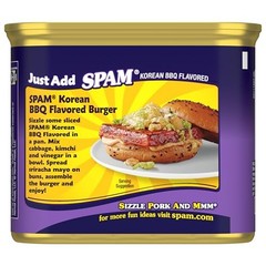 SPAM Korean BBQ Flavored Meat 12 Ounce Shelf Stable Pantry Staple 7g Protein