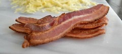 Bacon Fully Cooked Bacon Ready to Eat 80 Slices Thick Per Pack 10yr Shelf