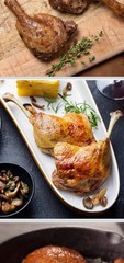 Fully Cooked Roast Half Duck, Seasoned, Partially Boned, 20 oz, 2 Pack