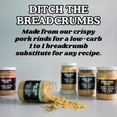 Unseasoned Pork Rind Breadcrumbs Low Carb Keto Diet Perfect For Ketogenic, Pa…