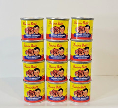 12 Cans Prairie Belt Smoked Sausages Chicken & Pork Vienna (4.6 oz each can)