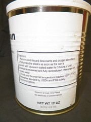 Crescent Commissary Freeze Dried Emergency Food Filet Mignon #10 Can