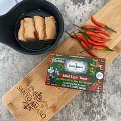 Santo Amaro 3 Flavor Variety Pole & Line Wild Tuna Fillets in Virgin Olive Oil