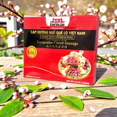 Longanisa Cured Sausage with Premium Pork- Lap Xuong Mai Que Lo – Product of USA