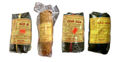 Cooked Pork Rolls (1 Gio Bi, 1 Cha Que, 1 Cha Lua, & 1 Gio Hue) សាច់ប៉ាតេ