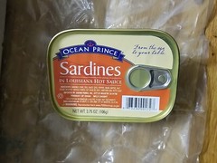 Ocean Prince Sardines in Louisiana Hot Sauce, 3.75 Ounce Cans (Pack of 12)