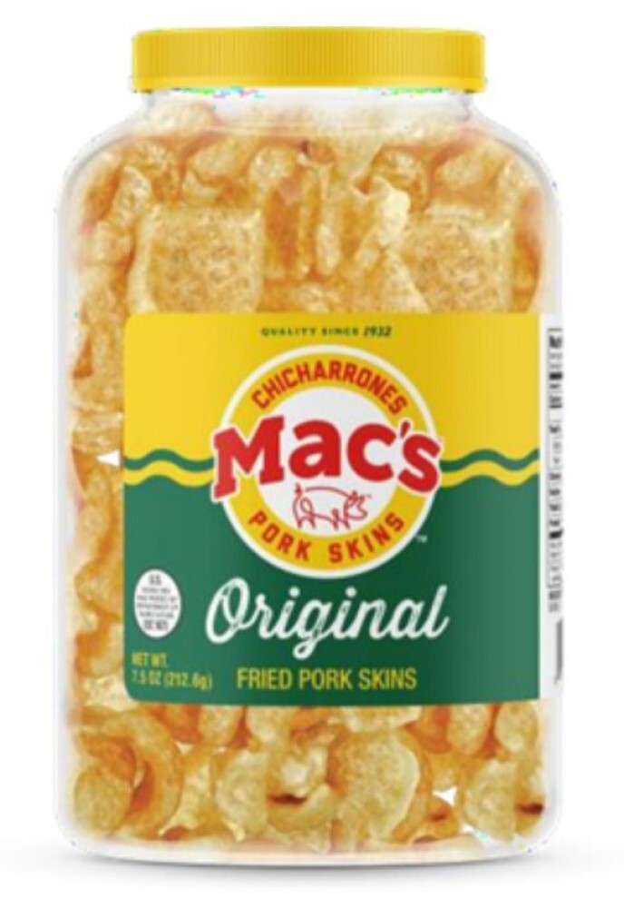 Mac’s FGPS50028 Original Pork Rind Barrel 7.5 oz. Barrel, 1 Single Barrel