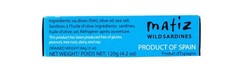 Matiz Sardines in Olive Oil, 4.2 Ounce Can Pack of 12 Spanish Gourmet Wild Ca…