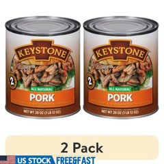 All Natural Canned Pork 28oz Pack High Protein Quick Meal No Preservatives New