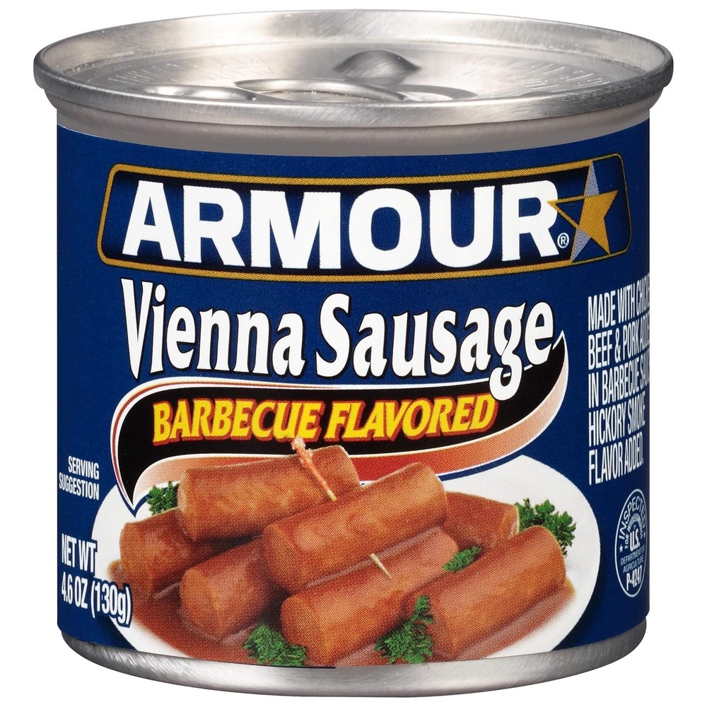 Armour Star Vienna Sausage, Smoked, Canned Sausage, 4.6 OZ [Pack of 24]