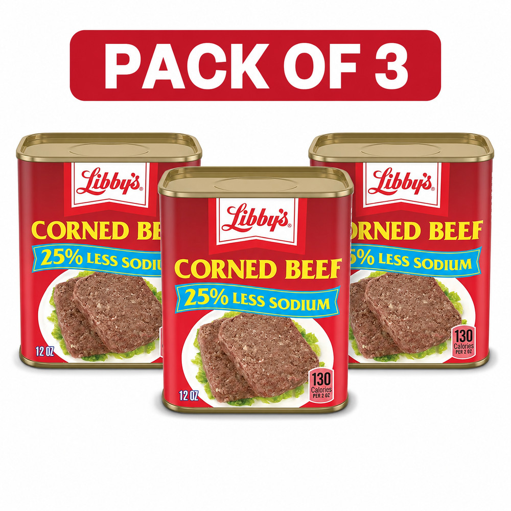 (3 pack) Libby’s Corned Beef, 12 oz Can free shipping