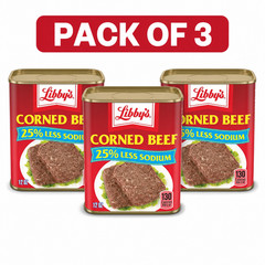 (3 pack) Libby’s Corned Beef, 12 oz Can free shipping