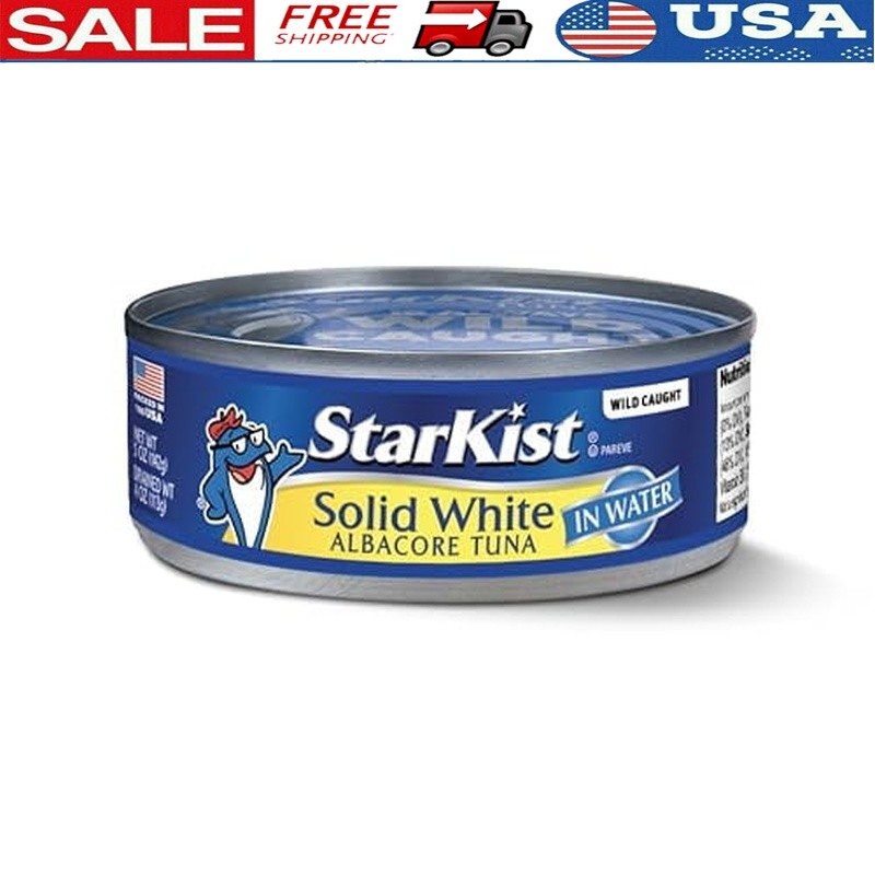 24 Pack Albacore Tuna in Water Protein Rich Omega 3 Keto Snack Gluten Free New