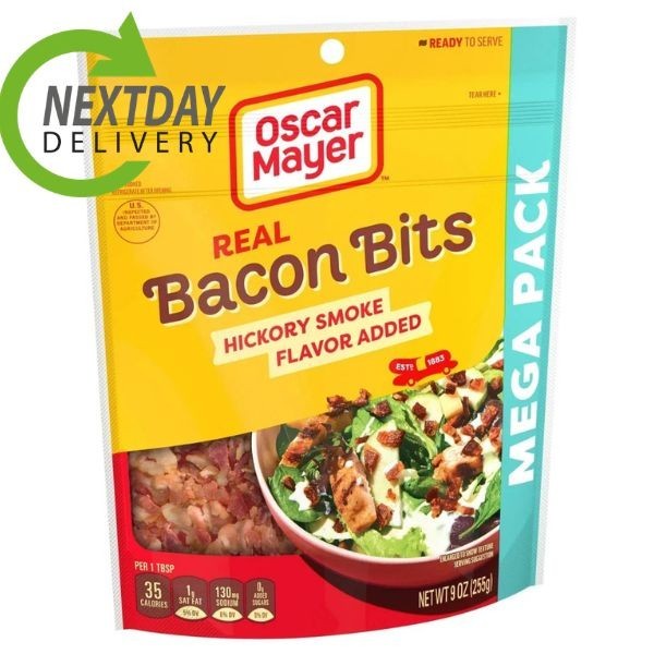 Oscar Mayer Real Bacon Bits Mega Pack, 9 Oz Bag, 2-2.5 Cups…