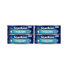 StarKist Chunk Light Tuna 5oz 4 Pack Canned Tuna Fish Gluten Free Keto