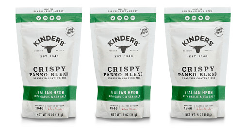 Kinder’s Crispy Panko Blend Italian Herb 3 Pack