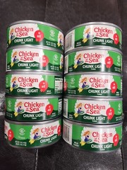 10 PACK CHICKEN OF THE SEA CHUNK LIGHT TUNA IN OIL 0.5 OZ EACH NEW 10/2024