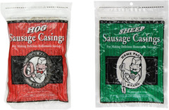 Natural Sheep Casings Home Pack Size & Hog Home Pack Sausage Casings 32Mm (8Oz.)