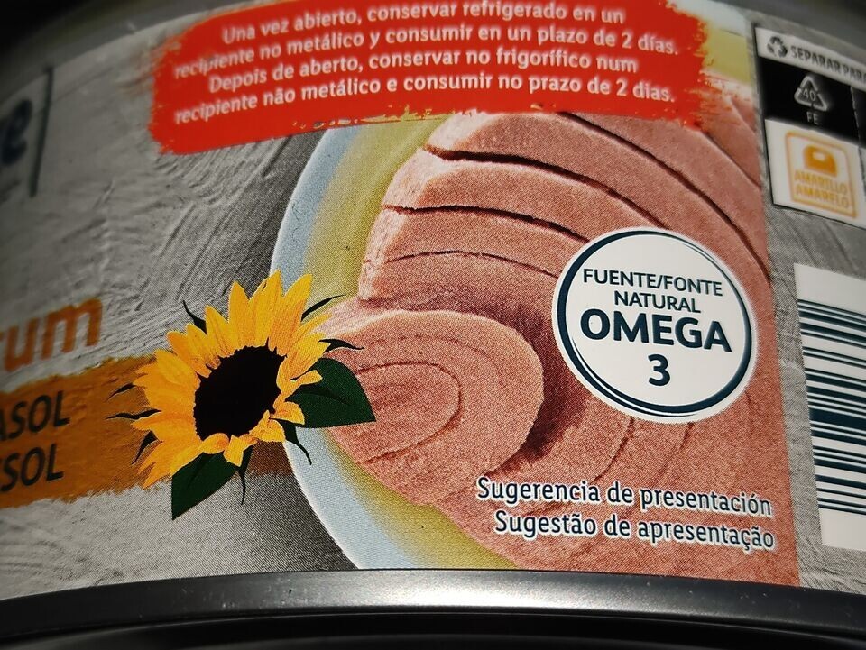 31.75 oz Can of Tuna Fish in Sunflower Oil Portugal 1.98 lbs – 900g