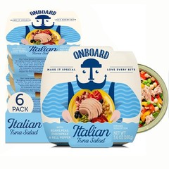 Ready to Eat Italian Tuna Salad – Tuna Snacks with Beans, Chickpeas, Peas & P…