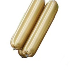 5 Meters Food Grade Yellow Plastic Sausage Casings Sausage Width 48-50mm Shell