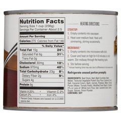 (4 pack Castleberry’s Chunky Beef Stew 20 oz Can – Heat & Serve Hearty Comfort