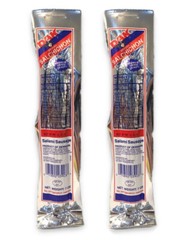 (2 PACKS 7oz.ea) DAK SMOKED SALCHICHON IN SALAMI SAUSAGE COOKED READY TO EAT