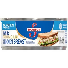 Swanson Chicken White Chunk, 4.5 Ounces, 24 Per Case