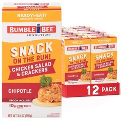 Bumble Bee Snack On The Run Protein Snack Pack Chipotle Chicken Salad with C…