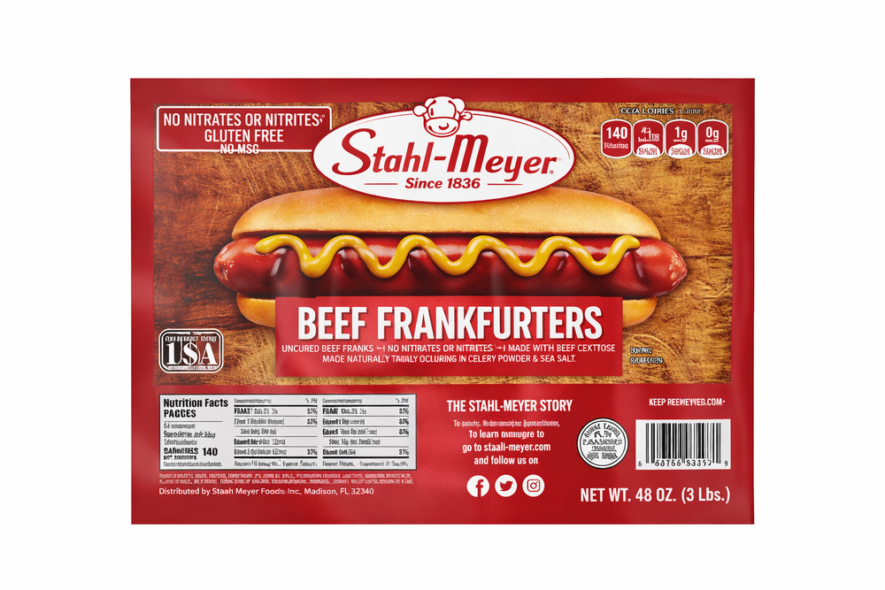 Stahl Meyer – Beef Franks, Nitrate Free 3 lbs