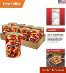 Beef Tamales 15 Oz 8 Pack