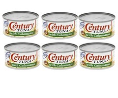 Century Tuna with Calamansi 180g 6.4oz (180g), 6 Pack