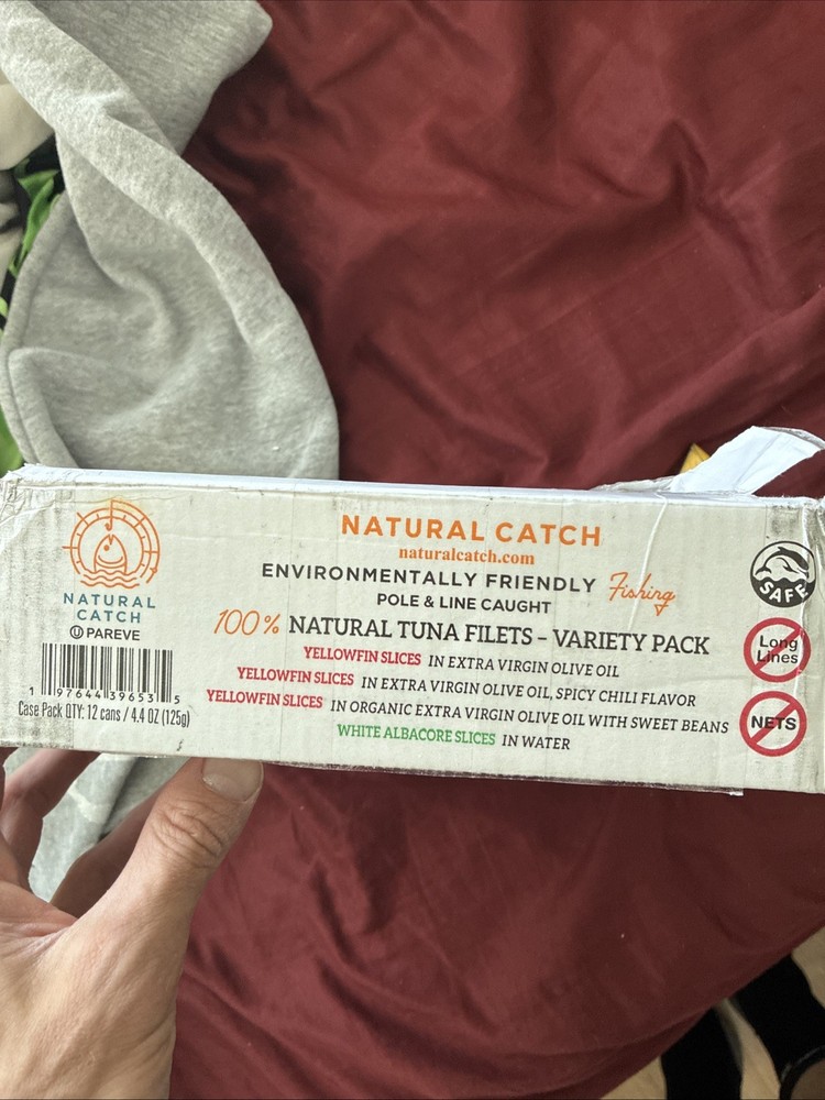 Natural Catch Tuna Filets Variety Pack, Hand Cut, Pole & Line Caught, Pack of 12