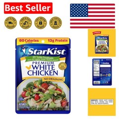 25% Less Sodium White Chicken Pouch – 2.6 oz of Gourmet Convenience