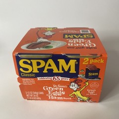 Green Eggs And Ham SPAM GREEN EGGS SPAM LIMITED EDITION (Two 12oz Cans) (7/2028)