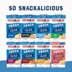 Snack On The Run Fat-Free Tuna Salad with Crackers Kit- Ready to Eat, Spoon I…