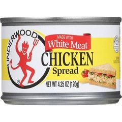 Underwood White Meat Chicken Spread, 4.25 Ounce, 24 Per Case