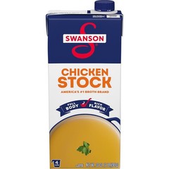 32oz Swanson Natural Chicken Stock – Fat-Free, Gluten-Free, Non-GMO Excellence