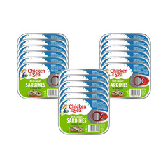 Sardines in Olive Oil, 3.75 Oz. (Pack of 18), Wild Caught Canned Sardines, Packa